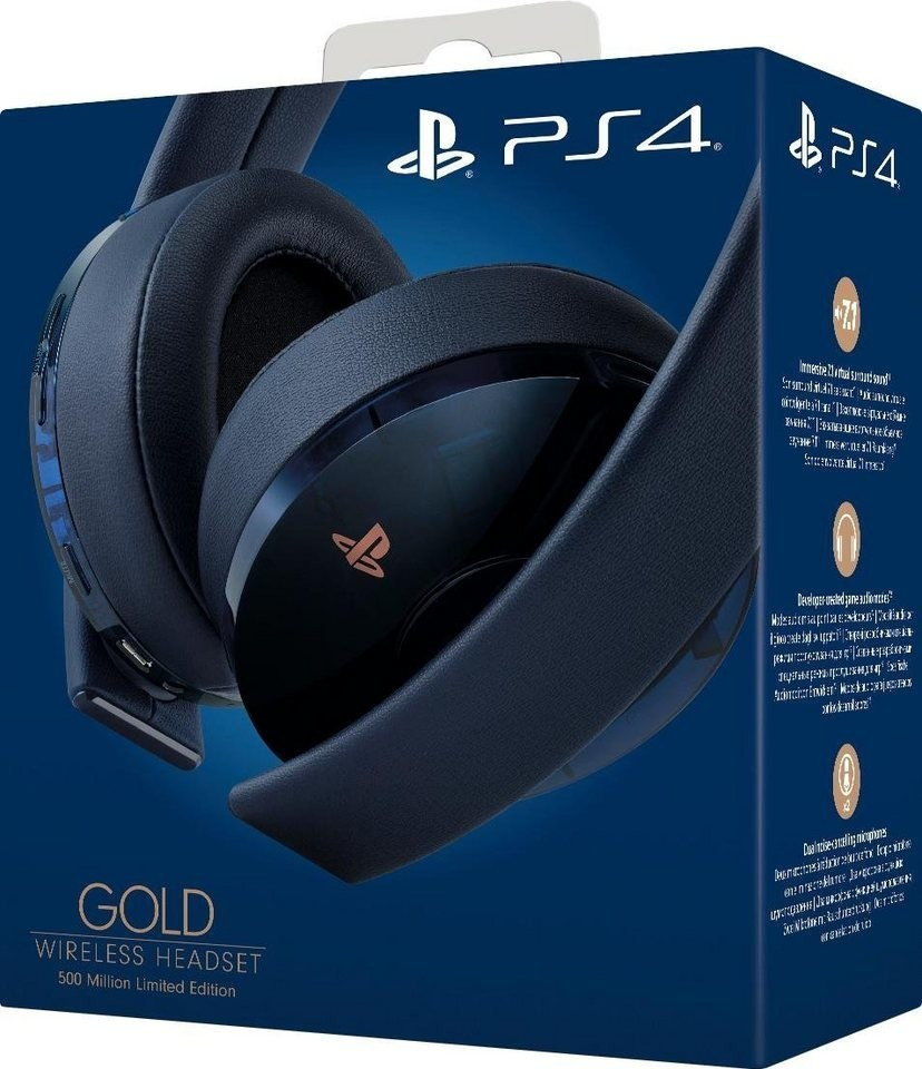 Sony PlayStation - PS4 Wireless 500 Million Limited Edition - Navy Blau