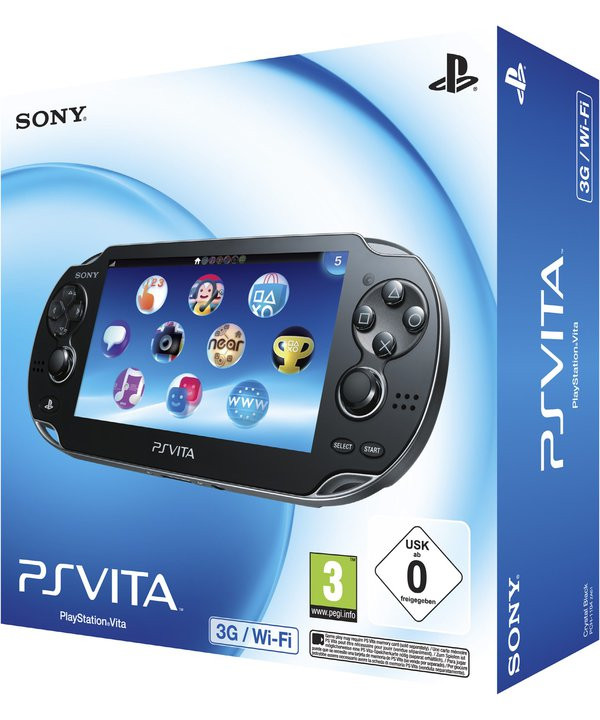 Sony PS Vita Konsole [Wi-Fi + 3G] - Schwarz