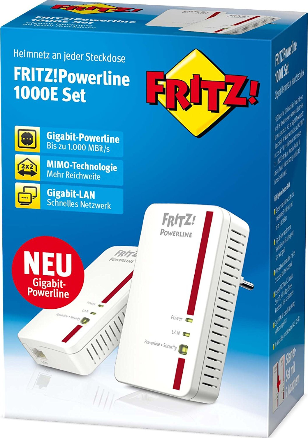 FRITZ!Powerline 1000E Set