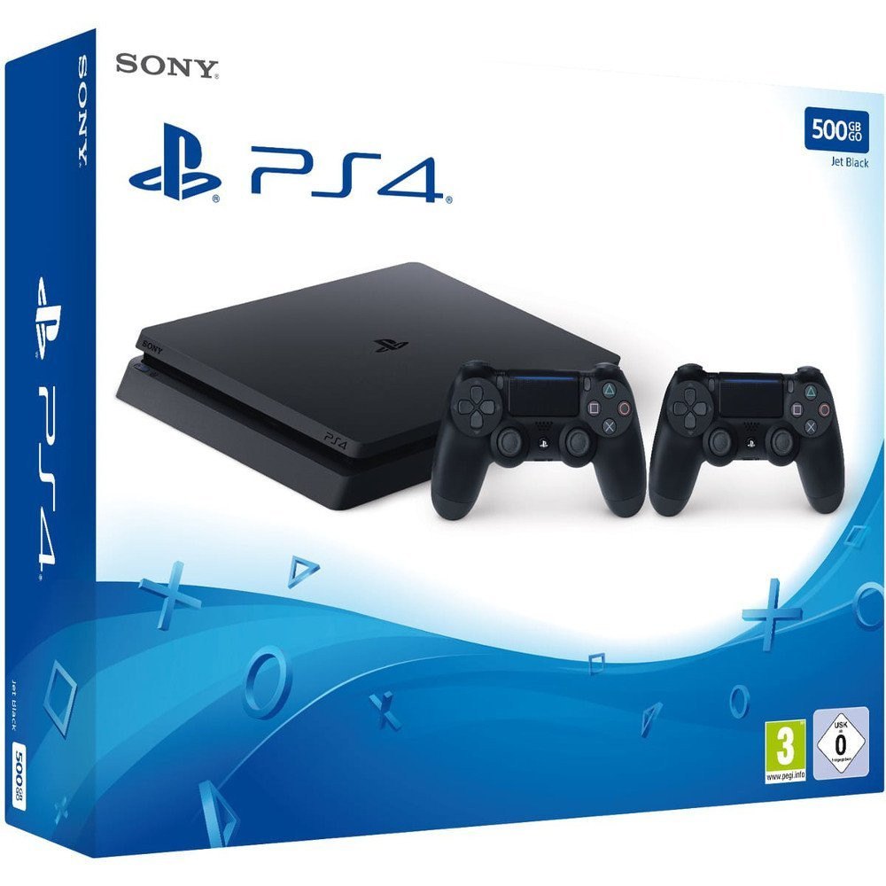 Sony PS4 Slim Konsole 500GB - Schwarz
