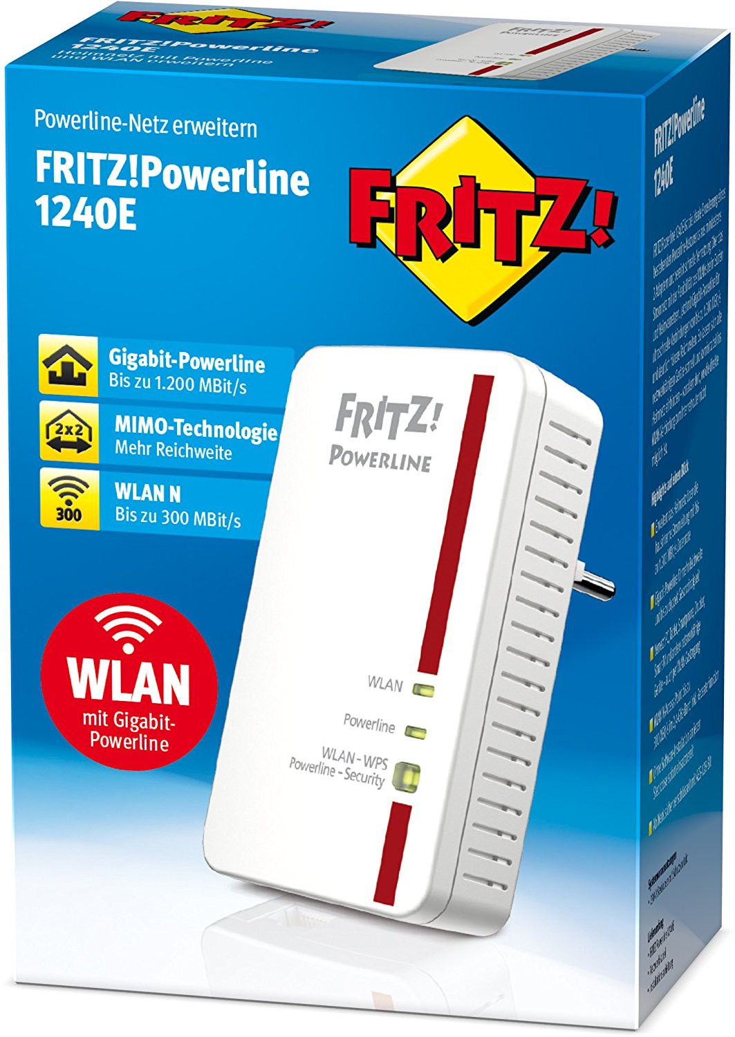 FRITZ!Powerline 1240E Adapter