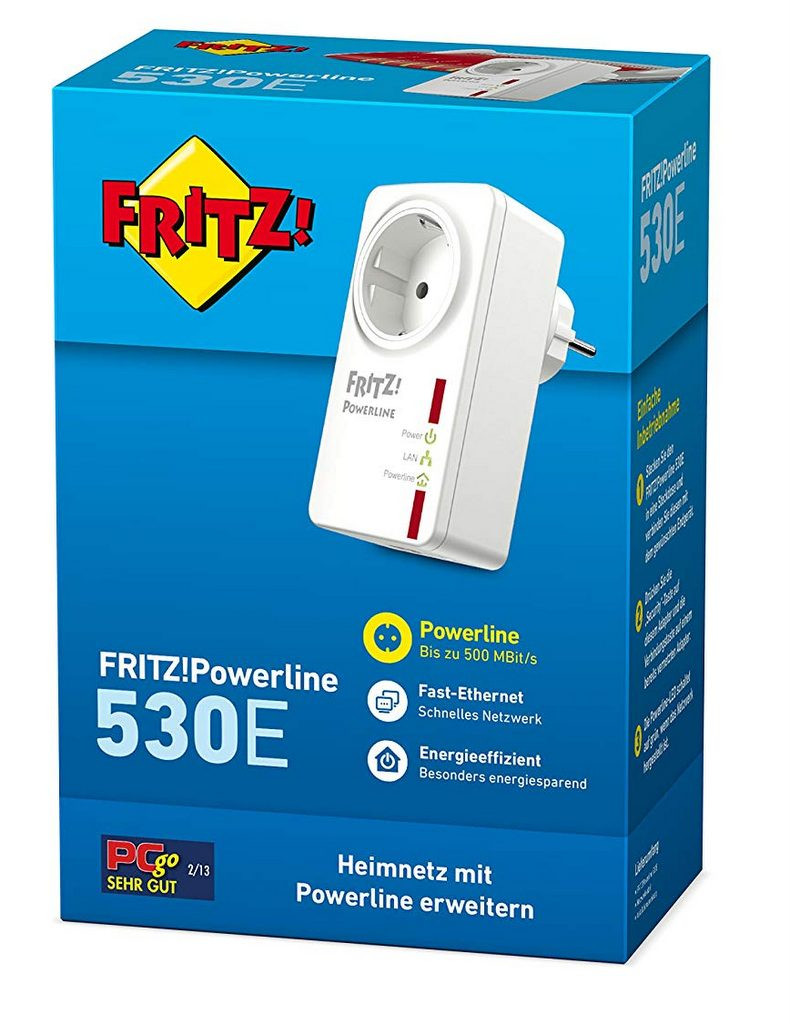 FRITZ!Powerline 530E Einzeladapter