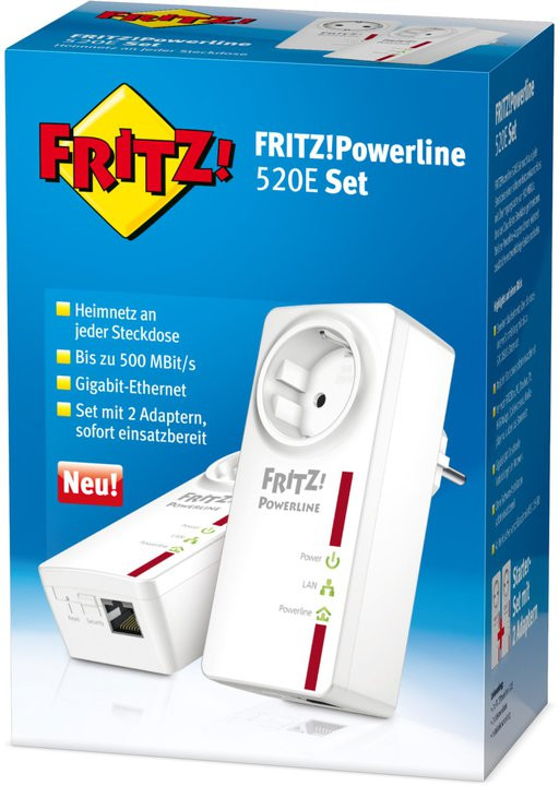 FRITZ!Powerline 520E Set