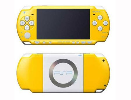 Sony PSP Konsole Slim & Lite (Modell 2004) Simpsons Edition - Gelb