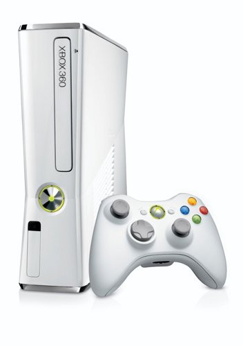 Xbox 360 Konsole Slim 4GB - Weiß