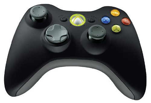 Microsoft Xbox 360 Wireless Controller [2007 Version] - Schwarz