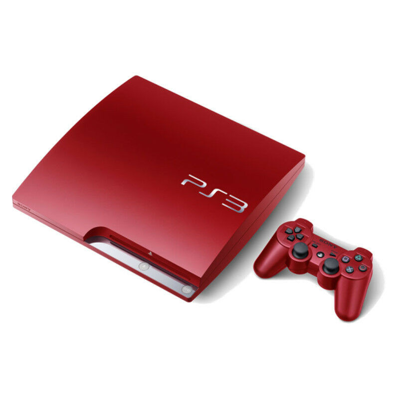 Sony PlayStation 3 Konsole Slim 320GB - Rot