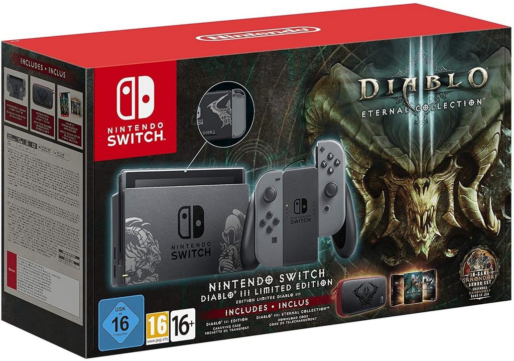Nintendo Switch Konsole - 32GB - Diablo III Limited Edition