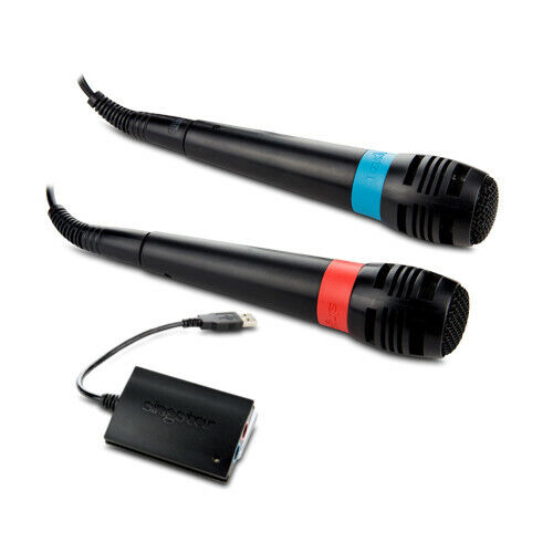 PlayStation 2 - Singstar Set (2x PS2 Mikrofone inkl. USB-Adapter)