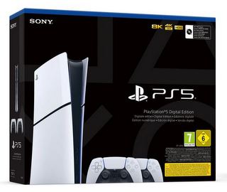 PS5 Konsole Slim - 1TB - (Digital Edition) inkl. 2x PS5 Controller
