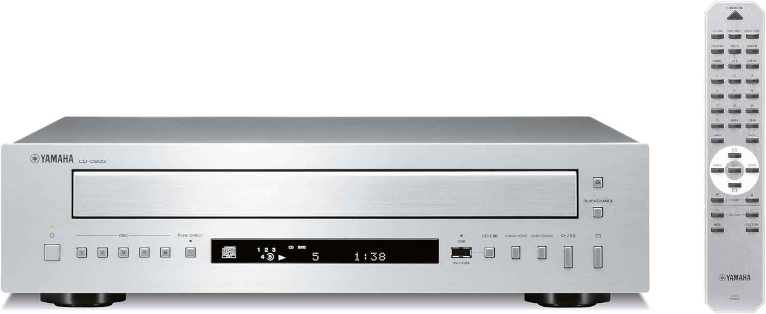 Yamaha CD-C603 CD-Player - Silber