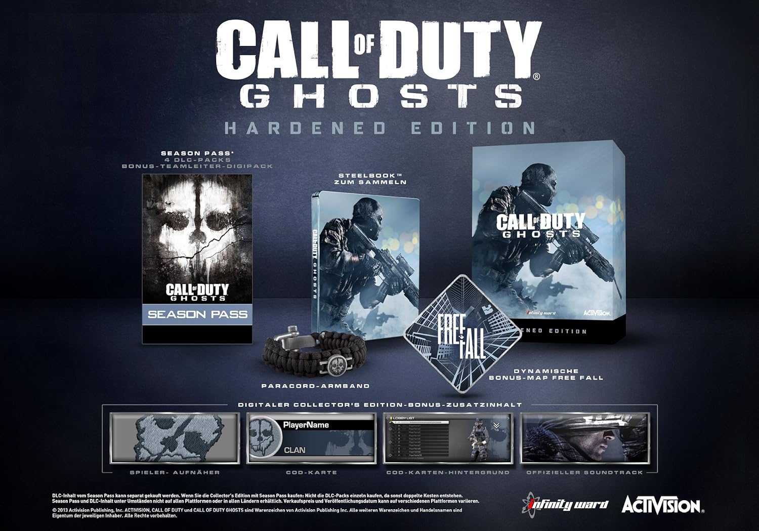 Call of Duty: Ghosts - Hardened Edition - [PS3]