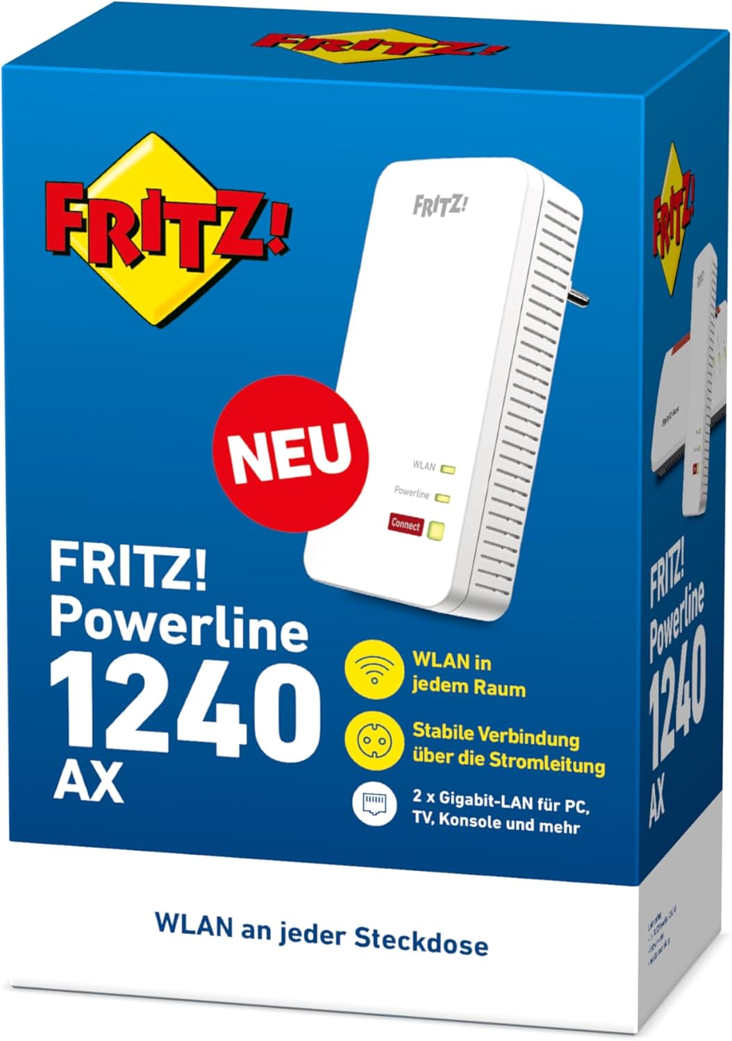 AVM FRITZ!Powerline 1240 AX Einzeladapter