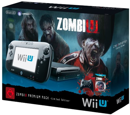Nintendo Wii U Konsole - ZombiU Premium Pack - 32GB - Schwarz