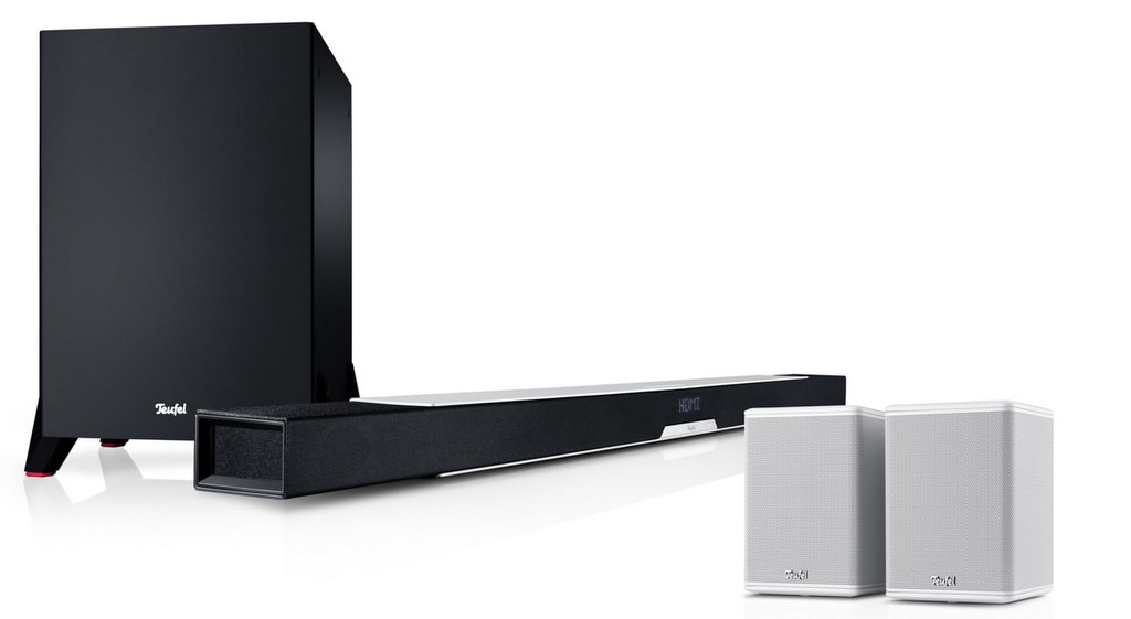 Teufel Cinebar Lux Surround Ambition 5.1-Set - Weiß
