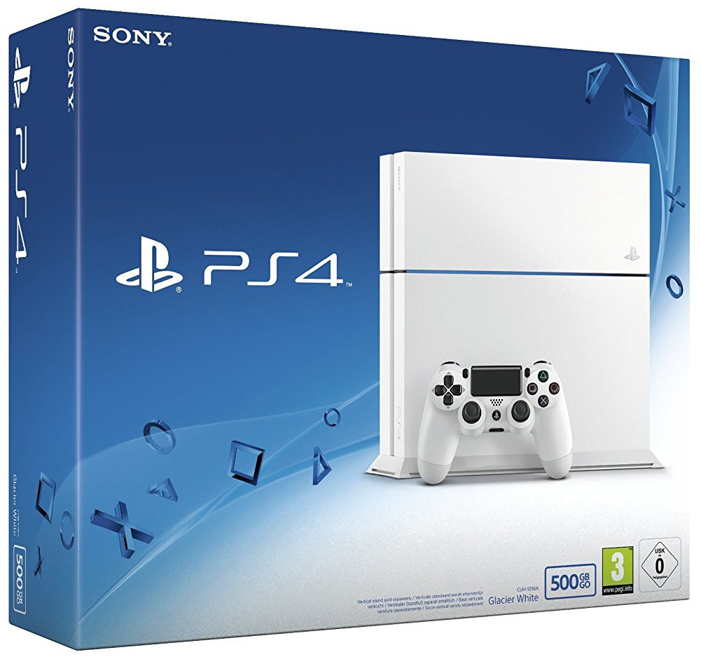 Sony PlayStation 4 Konsole 500GB [CUH-1216A] - Weiß