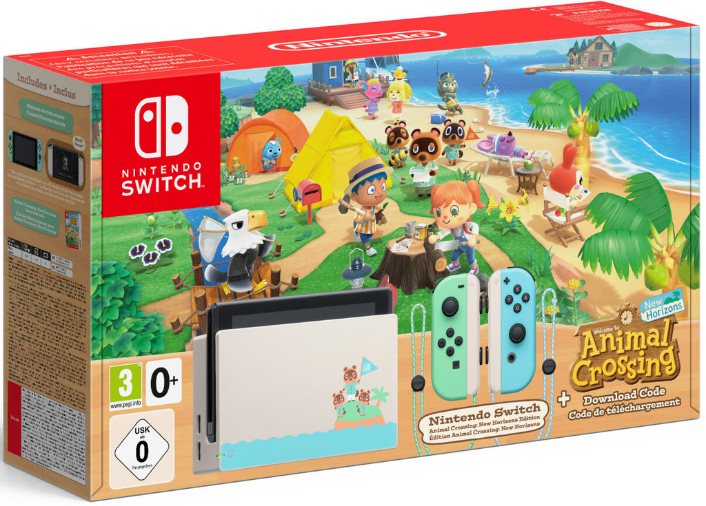 Nintendo Switch Konsole - 32GB - Animal Crossing: New Horizons-Edition