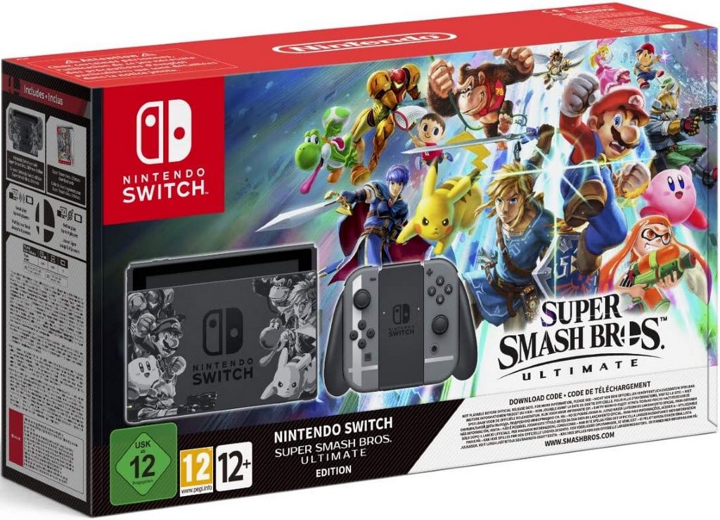 Nintendo Switch Konsole - 32GB - Smash Bros. Ultimate-Edition