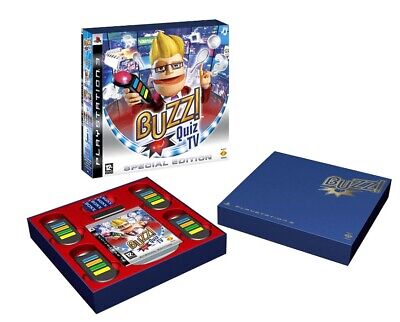 BUZZ! Quiz TV Special Edition inkl. 4 Wireless-Buzzer - [PS3]