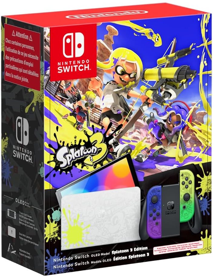 Nintendo Switch OLED - 64GB - Splatoon 3 Edition