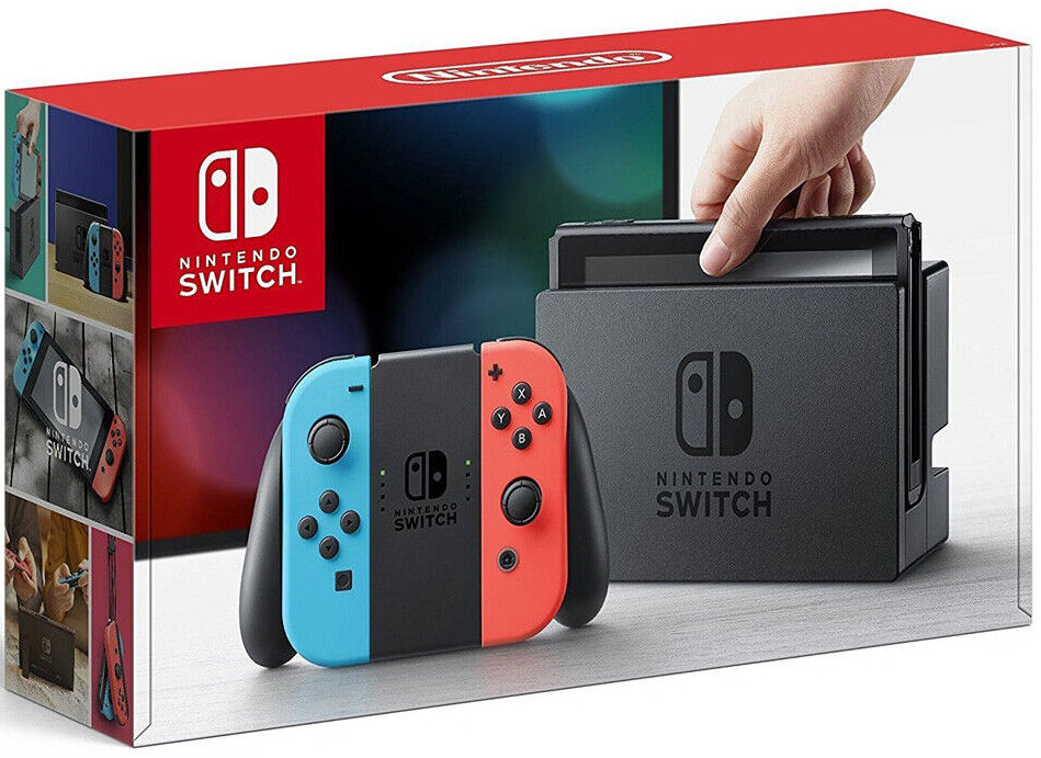 Nintendo Switch Konsole [HAC-001] - 32GB - Neon-Rot/Blau