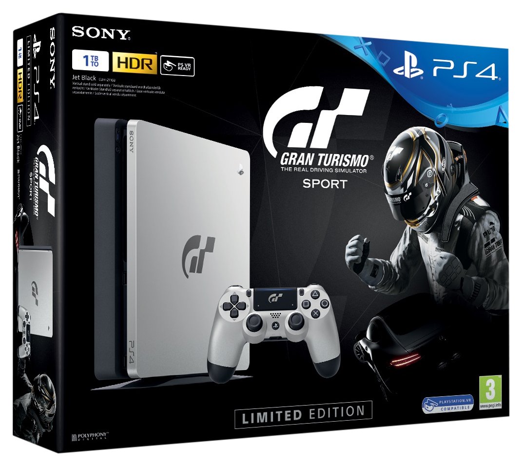 Sony PS4 Slim Konsole 1TB - Gran Turismo Sport Limited Edition