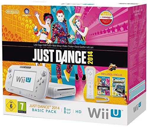 Nintendo Wii U Konsole - Just Dance 2014 Basic Pack - 8GB - Weiß