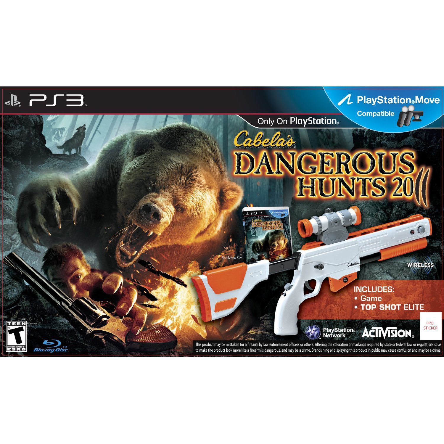 Cabela's Dangerous Hunts 2011 inkl. Top Shot Elite Gun - [PS3]