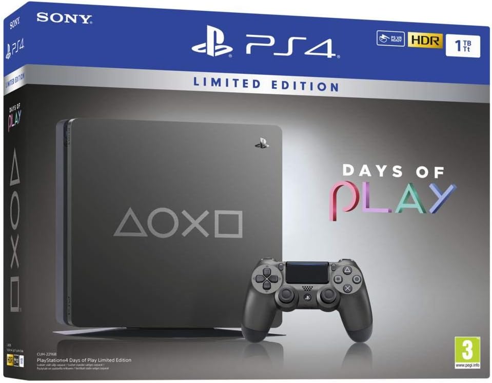 Sony PS4 Slim Konsole 1TB - Limited Days of Play Edition 2019