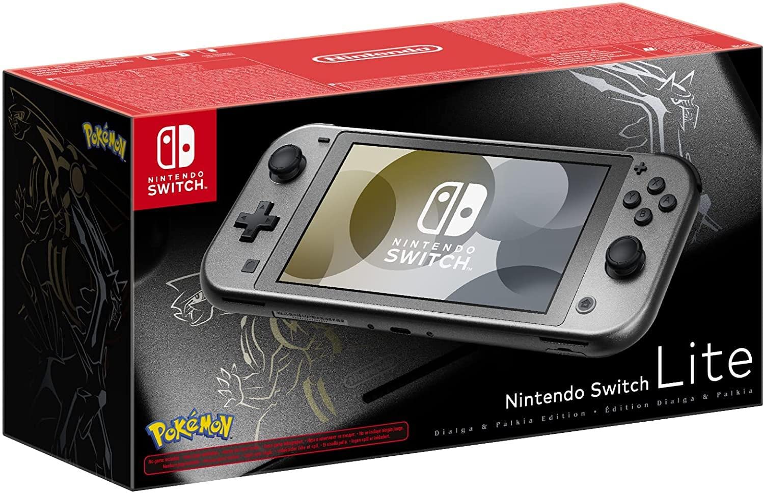 Nintendo Switch Lite Konsole - 32GB - Pokemon Dialga & Palkia-Edition - Grau