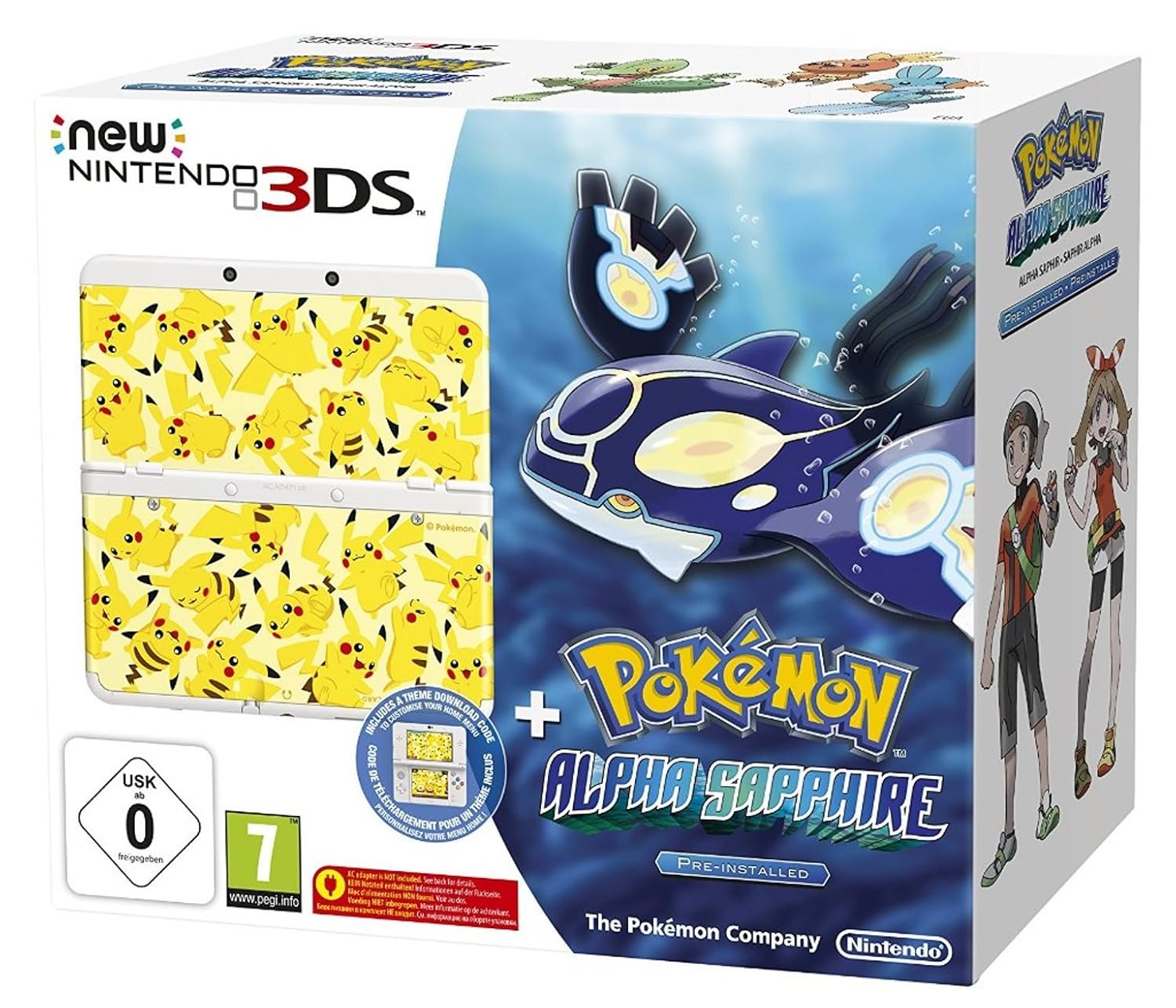 New Nintendo 3DS - Pokemon Alpha Saphir Edition - Weiß