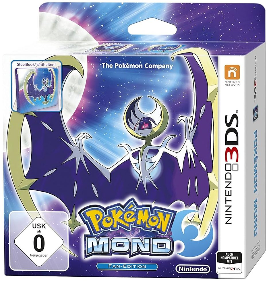 Pokemon Mond inkl. Steelbook - [3DS]