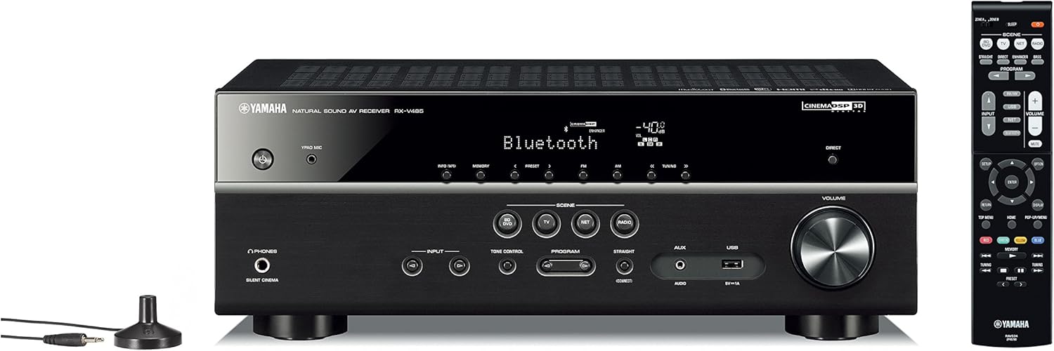 Yamaha RX-V485 AV-Receiver - Schwarz