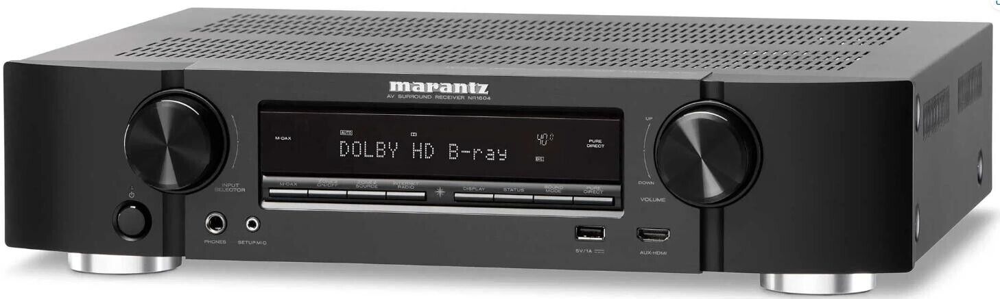 Marantz NR1604 Slim-Line AV-Receiver - Schwarz