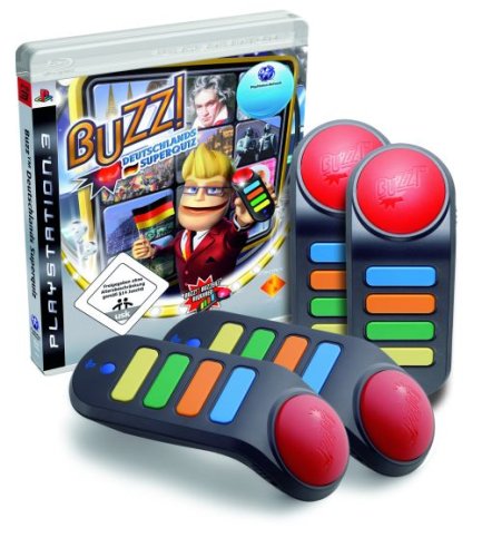BUZZ! Deutschlands Superquiz inkl. 4 Buzzer - [PS3]