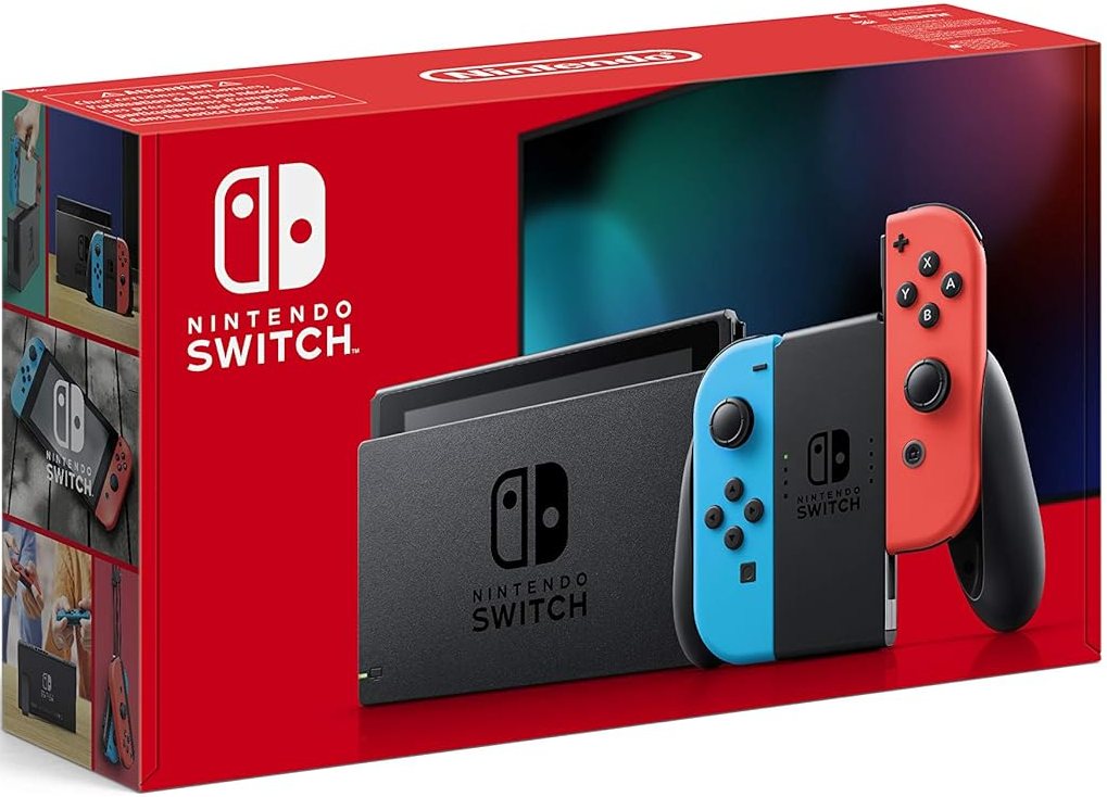 Nintendo Switch Konsole (2019) - 32GB - Neon-Rot/Blau