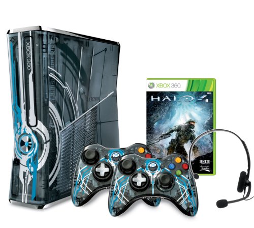 Xbox 360 Konsole Slim 320GB - [Halo 4 Edition]