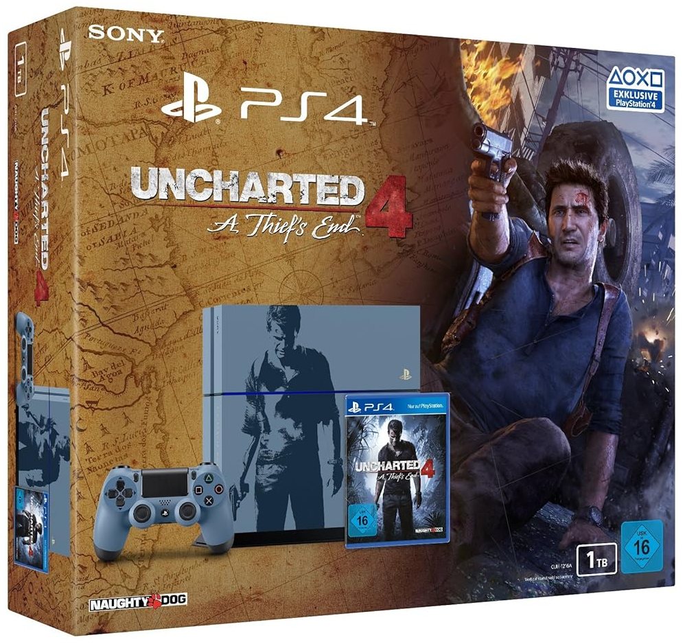 Sony PS4 Konsole 1TB - Uncharted 4: A Thief's End Limited Edition