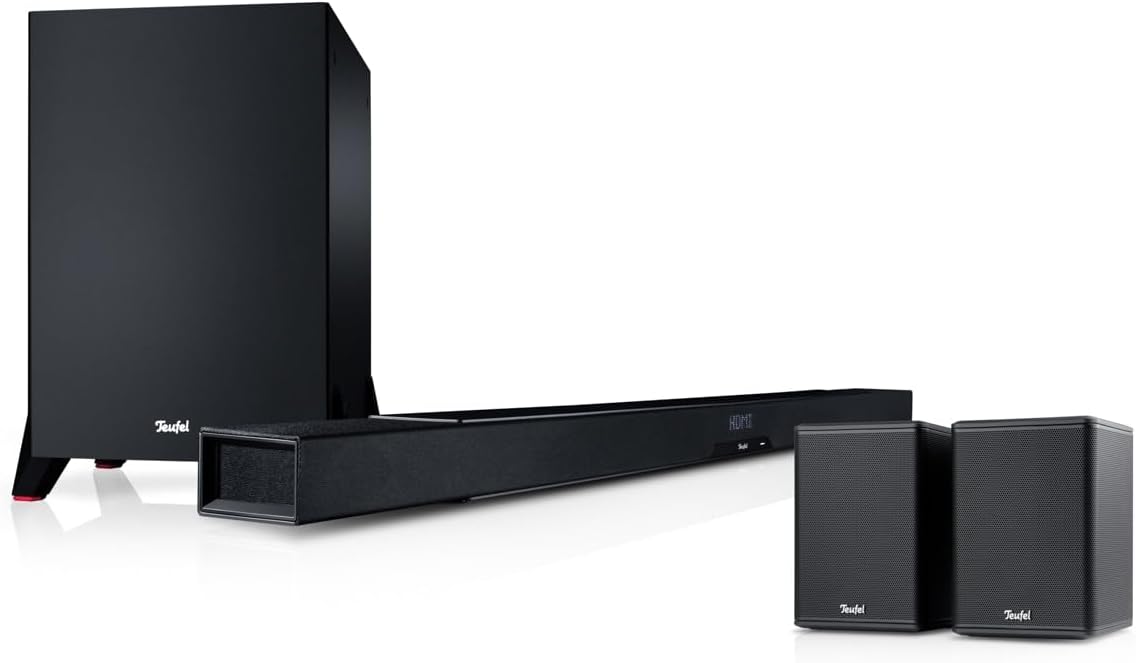Teufel Cinebar Lux Surround Ambition 5.1-Set - Schwarz