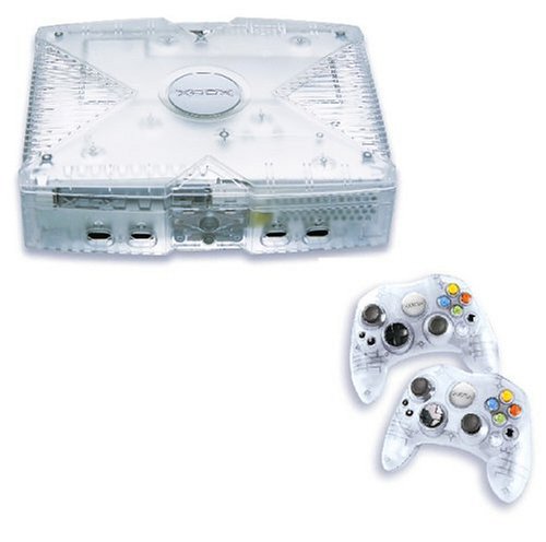 Xbox Konsole Crystal Pack inkl. 2 Controller