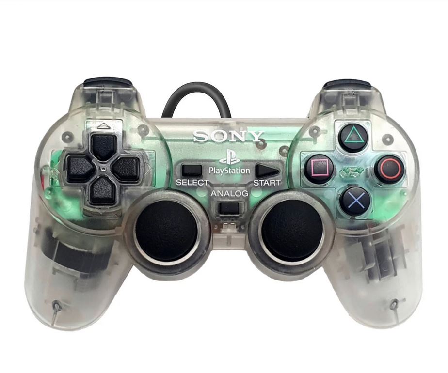 Sony PlayStation 1 DualShock Controller - Transparent