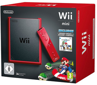 Nintendo Wii Konsole mini (Mario Kart Bundle) - Rot