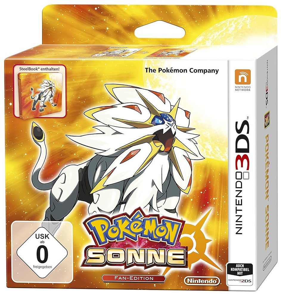 Pokemon Sonne + Steelbook - [3DS]